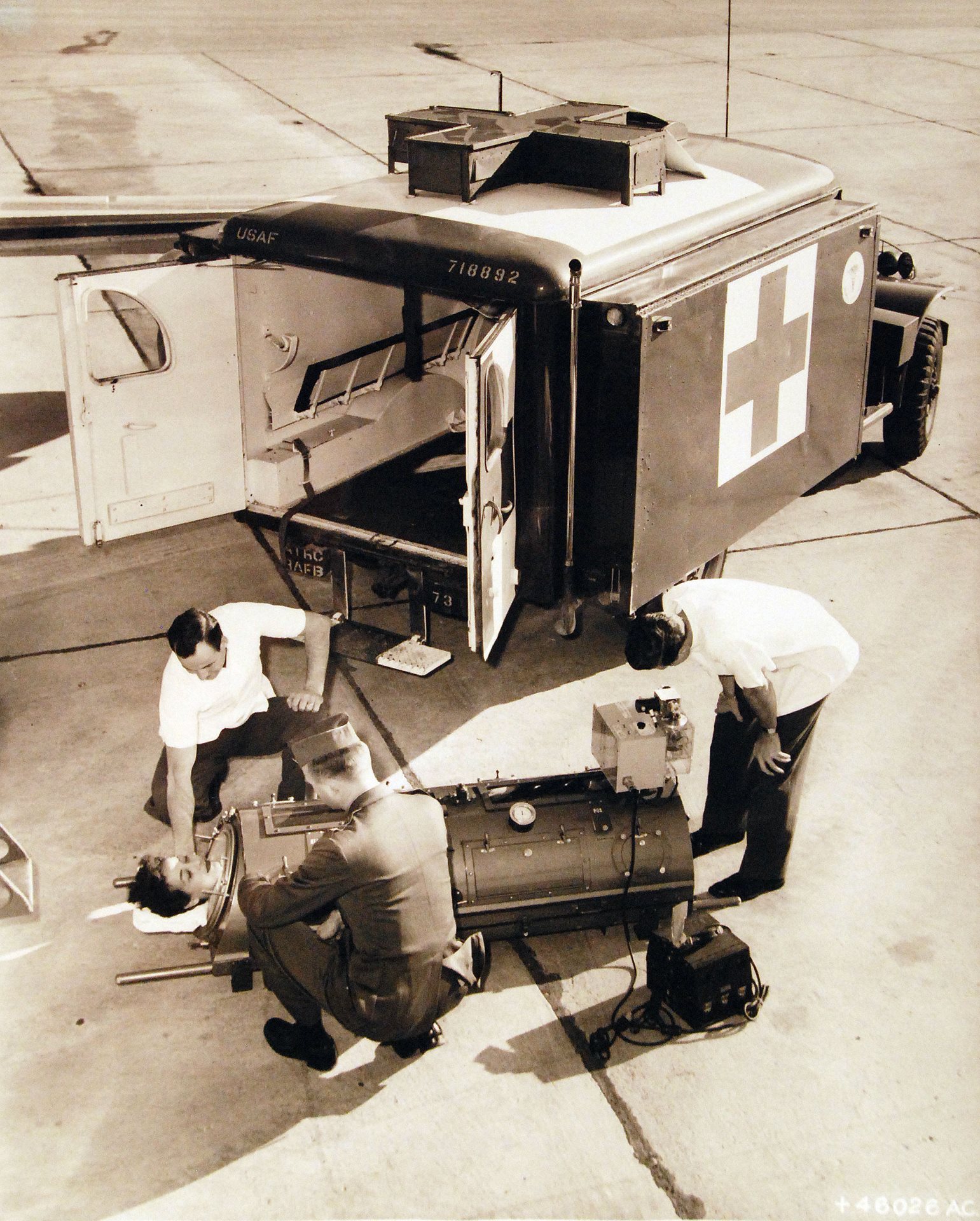 Example of an iron lung